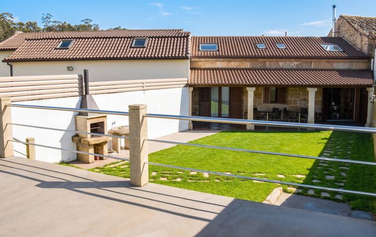 Apartamento para 8 personas, con terraza y jardín en Cambados
