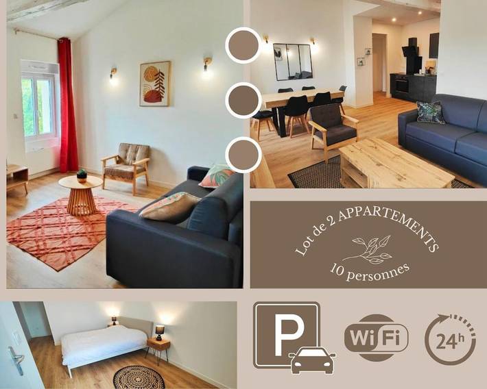 Appartement de vacances pour 10 personnes