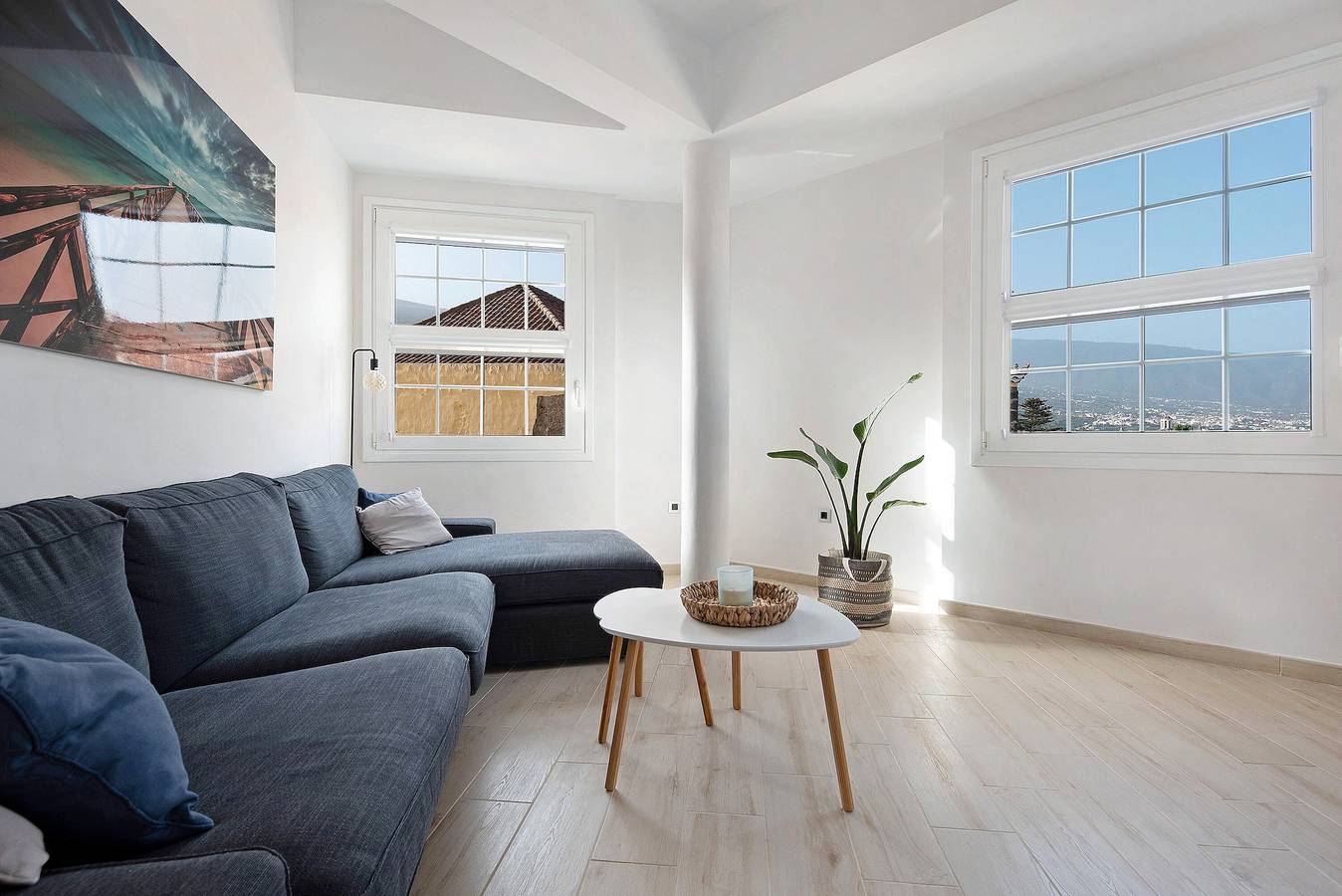 Ganze Wohnung, Ferienwohnung Ático Auditorio Centro La Orotava mit Meer- und Bergblick und Wlan in Villa de La Orotava, La Orotava