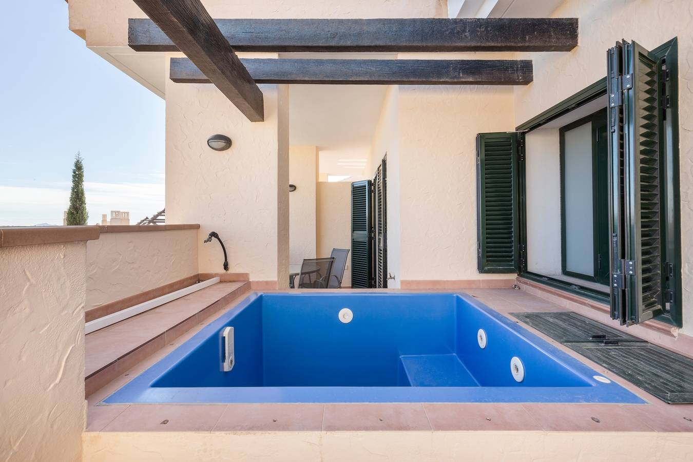 Hel leilighet, Ferieleilighet for 4 personer med barnebasseng in Hacienda del alamo, Fuente Alamo de Murcia