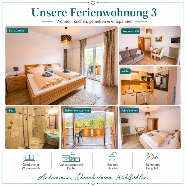 Camping für 4 Personen, mit Seeblick, kinderfreundlich in Kärnten - 4