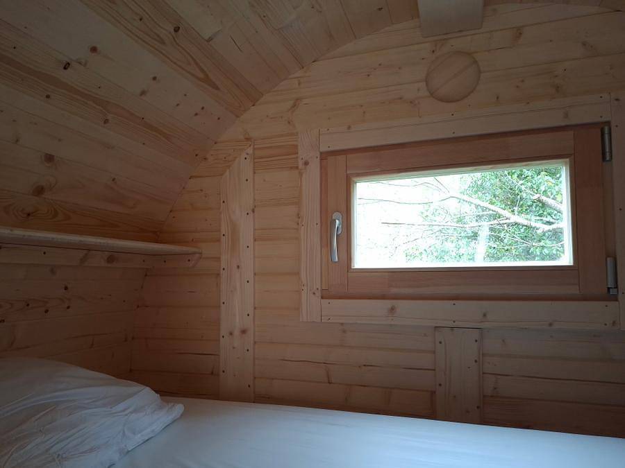 Camping Locronan - Tiny house 2 personen - Barrel Holz in Locronan, Châteaulin und Umgebung