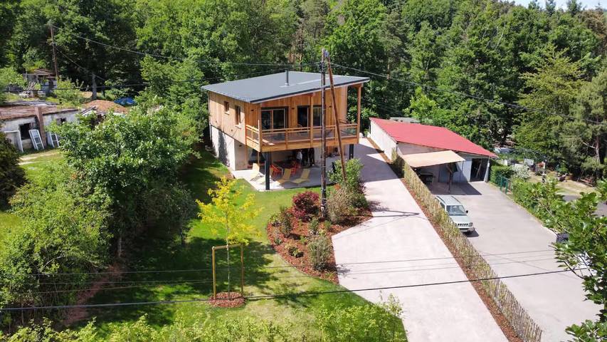 Maison pour 8 personnes, avec balcon ainsi que jacuzzi et jardin en Alsace