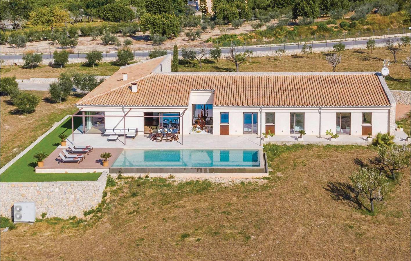 Selva Wohnung: AC, Pool, Küche, WiFi, Grill in Selva, Mallorca Inselmitte