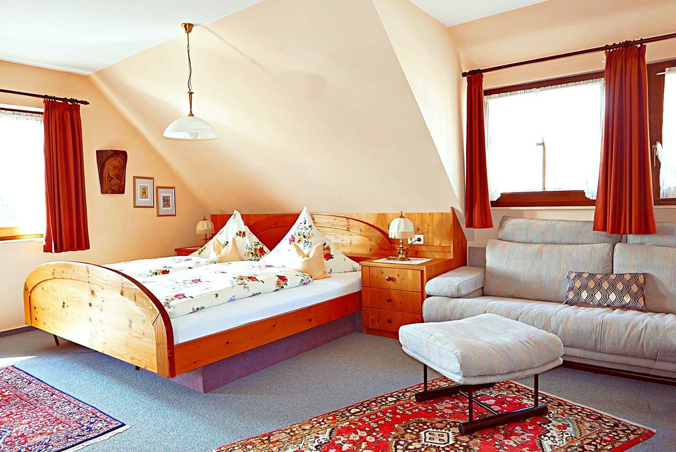 Ganze Wohnung, Landhaus Seiler - Ferienwohnung '75qm' mit Balkon und Wi-Fi in Kniebis, Freudenstadt