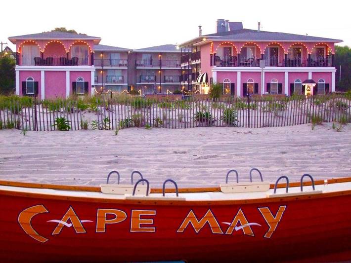 Hotel dla 4 osób, z basen i ogród oraz widok i basen dla dzieci w New Jersey