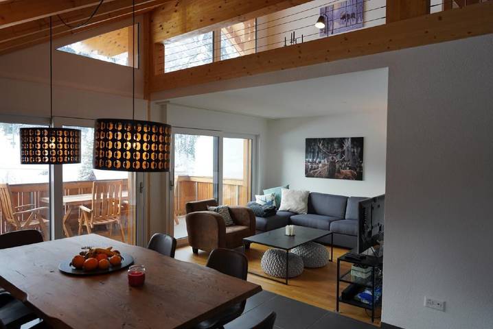 Ferienwohnung für 4 Personen, mit Garten und Balkon in Kandersteg