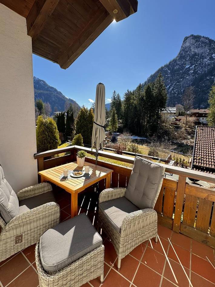 Ferienwohnung für 2 Personen, mit Balkon/Terrasse und Balkon in Oberammergau - 2