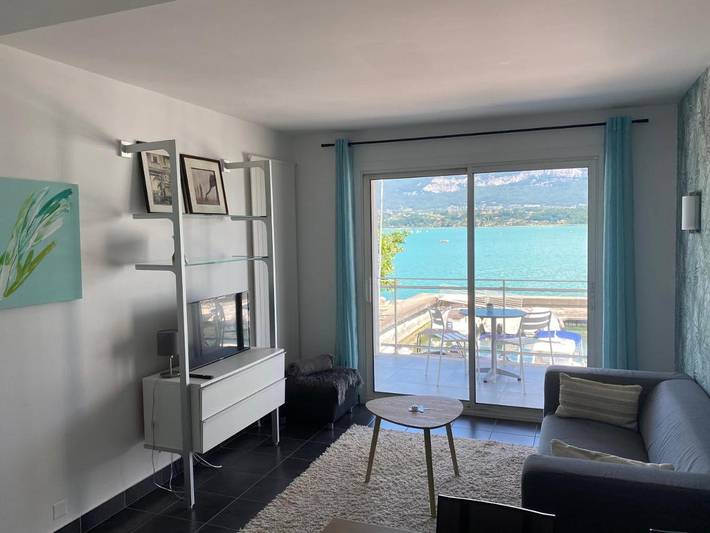 Gîte pour 2 personnes, avec balcon ainsi que vue et vue sur le lac à Le Bourget-du-Lac - 4