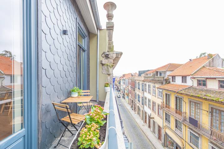 Estudio para 4 personas, con balcón en Oporto - 2