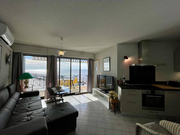 Gîte pour 3 personnes, avec vue et balcon, animaux acceptés dans Plage De La Jetee Andernos Les Bains - 3