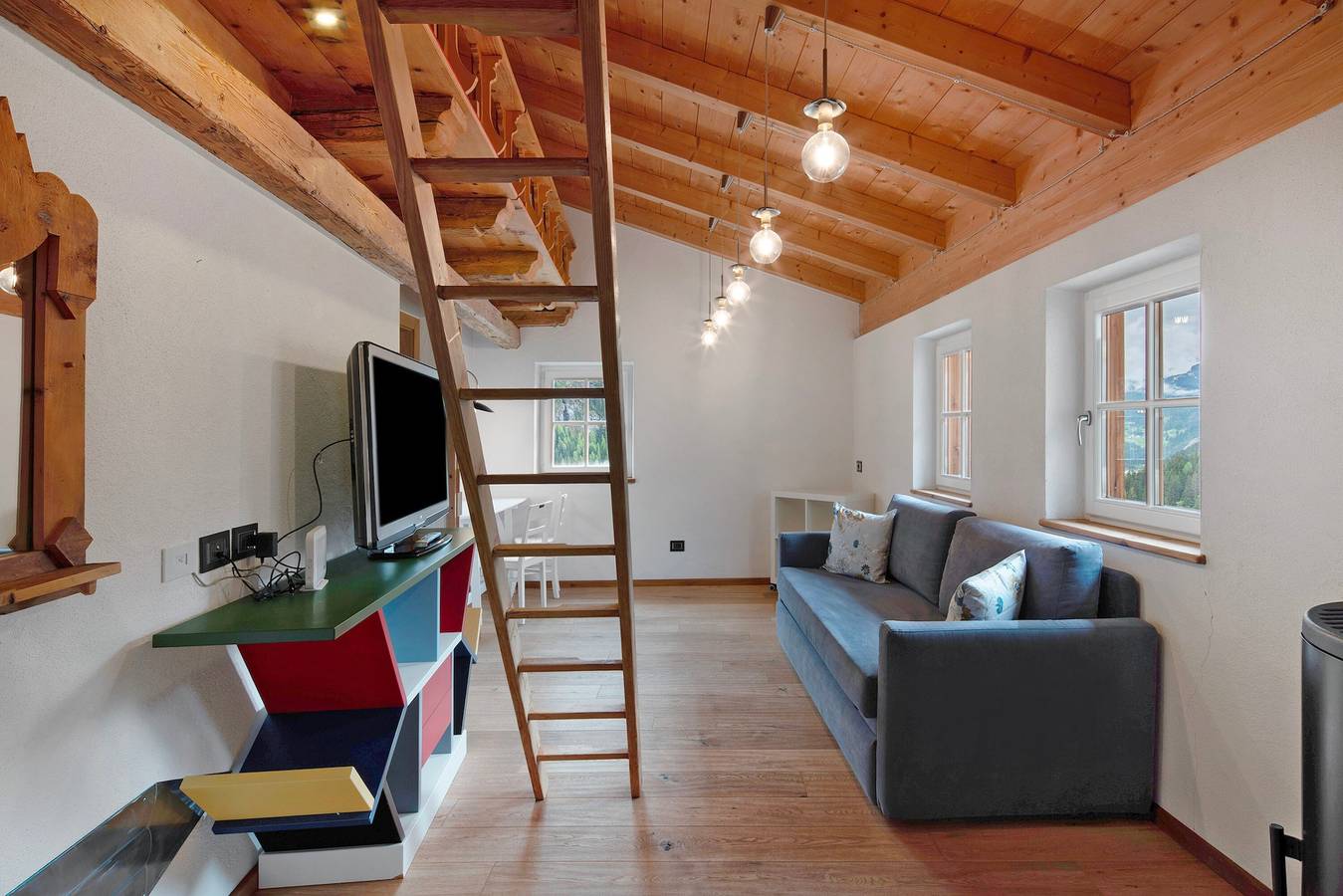 Chalet "Dolomites Pian" avec vue sur les montagnes et Wi-Fi in Canazei, Dolomiti Superski