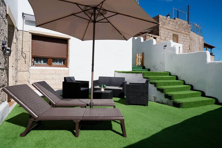 Appartement de vacances pour 3 personnes, avec terrasse et vue sur l’océan