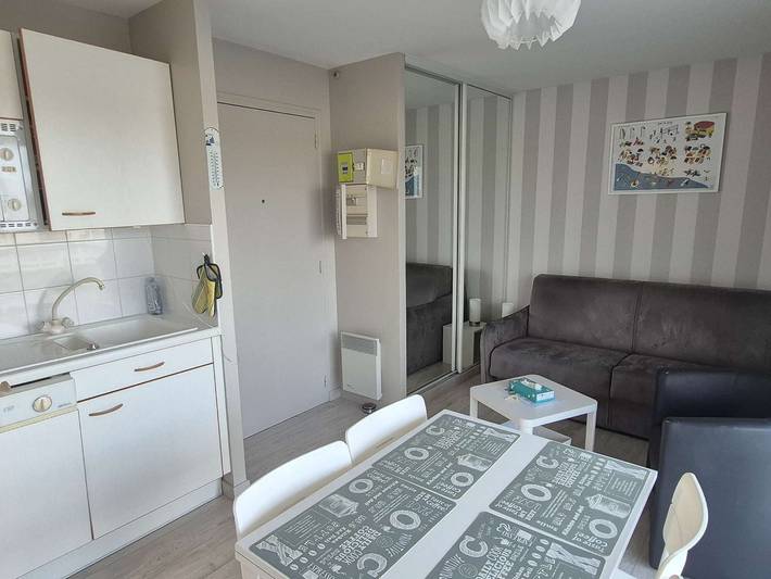 Gîte pour 4 personnes, avec balcon dans Stella Plage