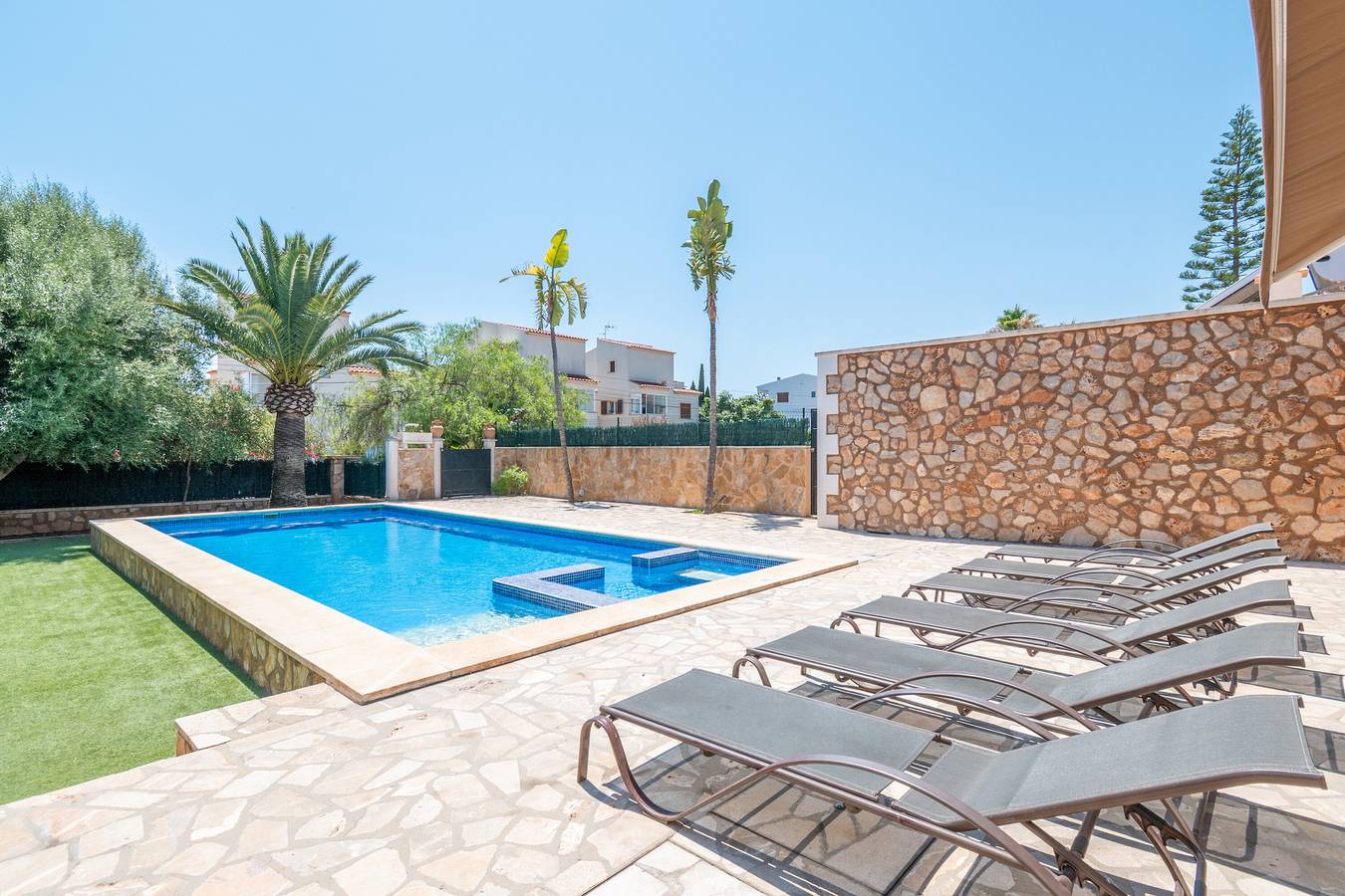 Villa 'Leon' mit privatem Pool, Wlan und Klimaanlage in Portocolom, Felanitx