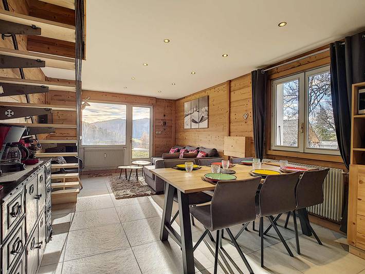 Chalet pour 6 personnes, avec Terrasse à La Clusaz