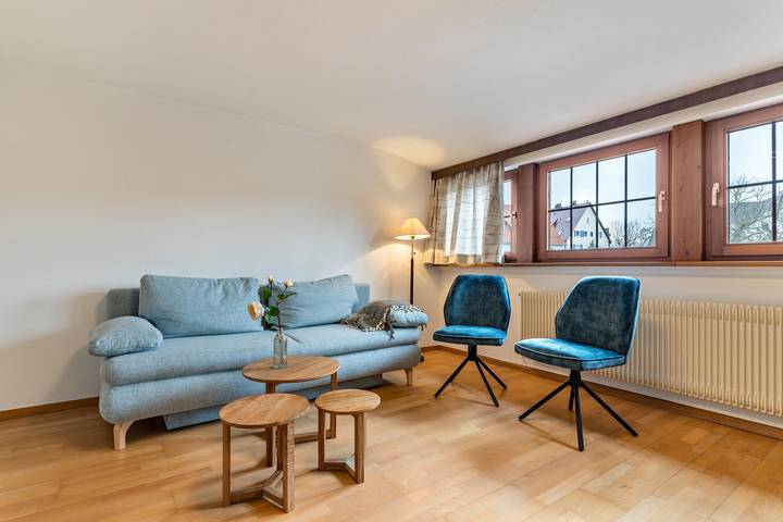 Ferienwohnung für 3 Personen, mit Garten und Sauna