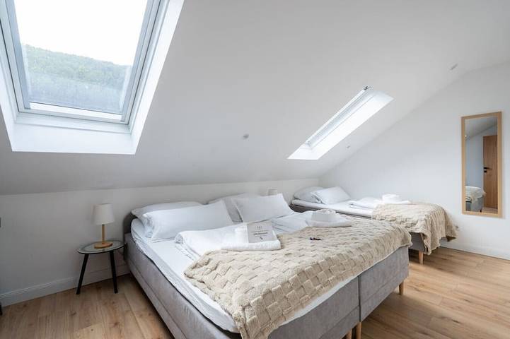 Ferienwohnung fĂŒr 6 Personen, mit Garten