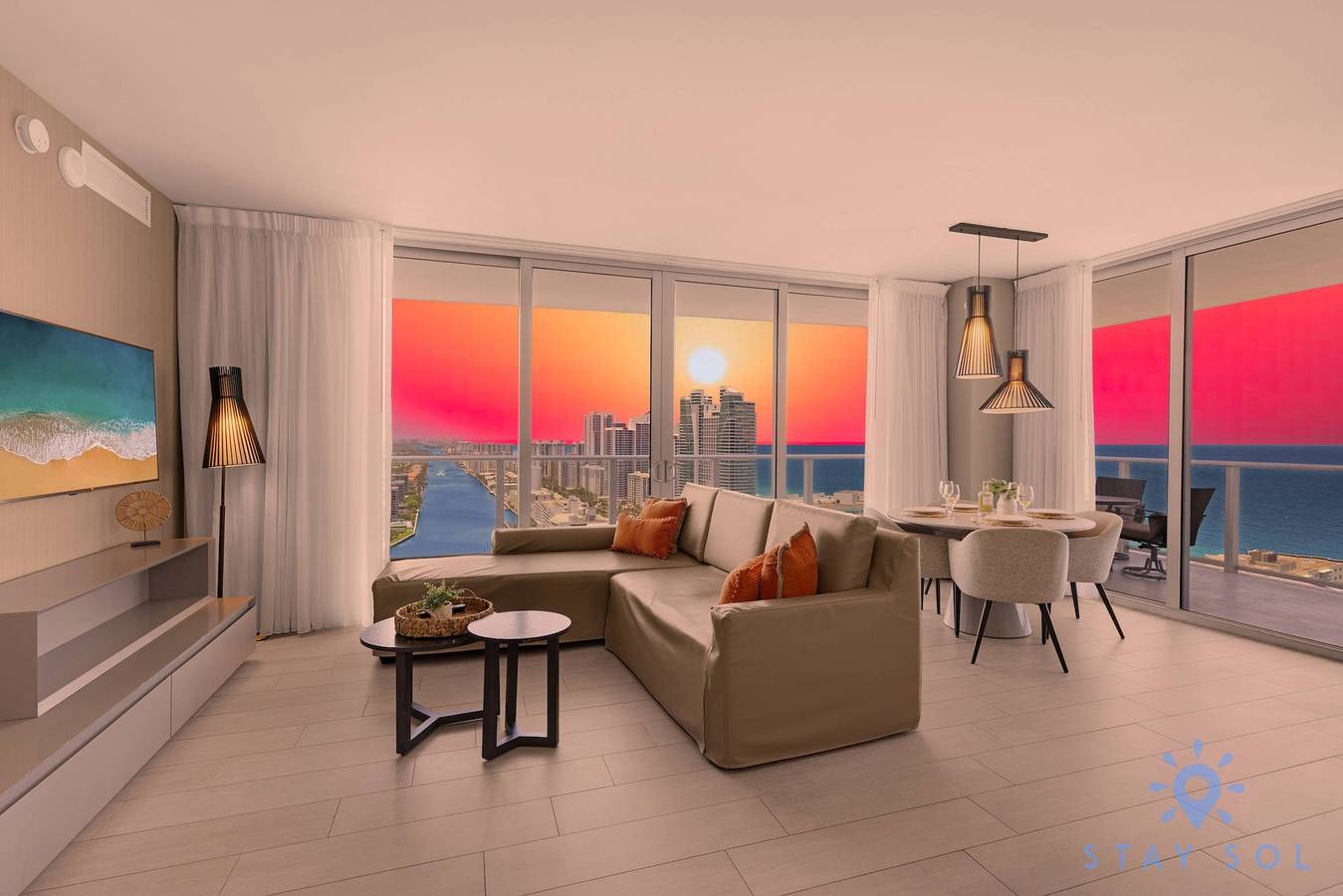 Apartamento entero, Luxury 2Br- Front Ocean   Bay View   Amazing Pools in Hollywood Beach (FL), Hollywood (Florida)