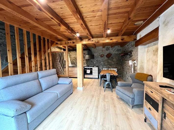 Location de vacances pour 8 personnes, avec balcon et vue à Rialp - 4