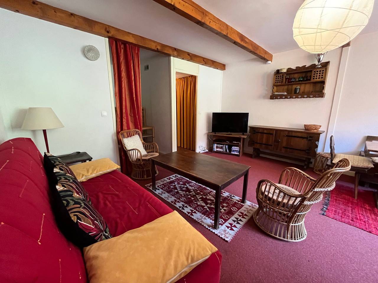 Apartamento entero, T2 soleado 6 pers cerca de pistas en Sauze in Le Sauze, Enchastrayes