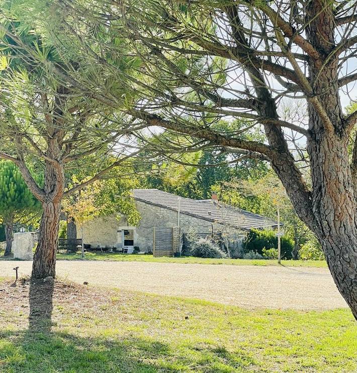 Gîte pour 8 personnes, avec terrasse ainsi que piscine et jardin à Sembas - 4