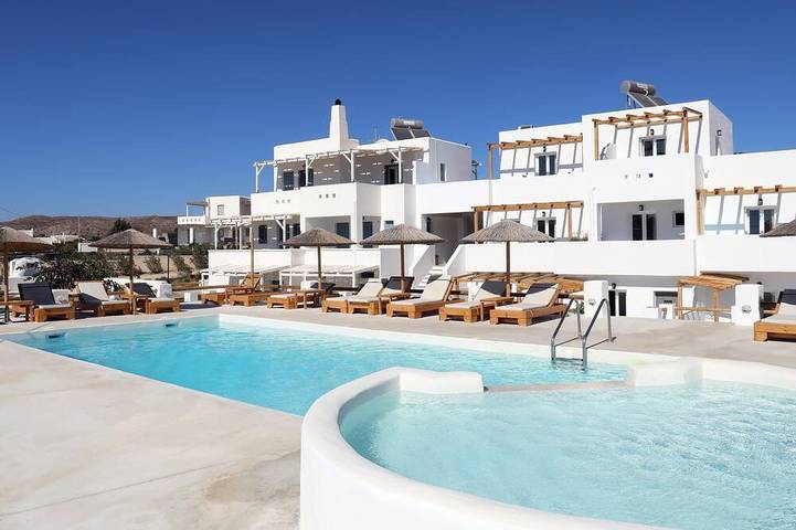 Maison d’hôte pour 4 personnes, avec piscine et jardin dans Naxos