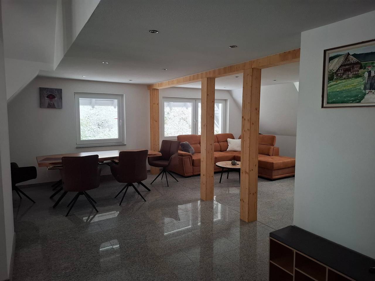 Apartamento entero, Apartamento Schrödter con vistas a la montaña, terraza privada y Wi-Fi in Schramberg, Selva Negra Central