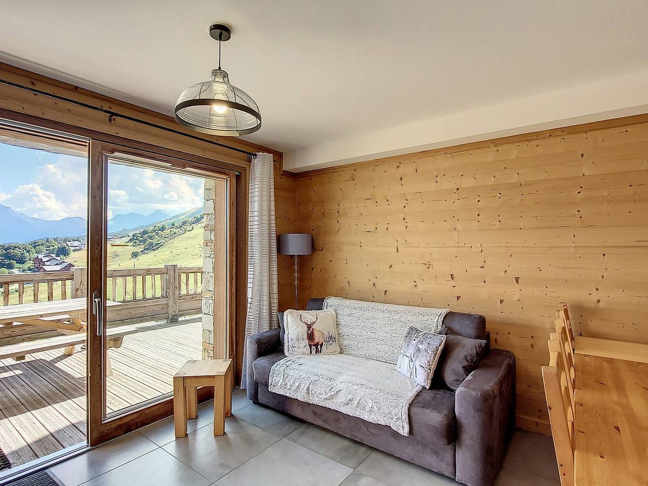 Ganze Wohnung, Luxuswohnung 3* für 6 P., Südterrasse, überdachter Parkplatz in La Toussuire, Fontcouverte-la-Toussuire