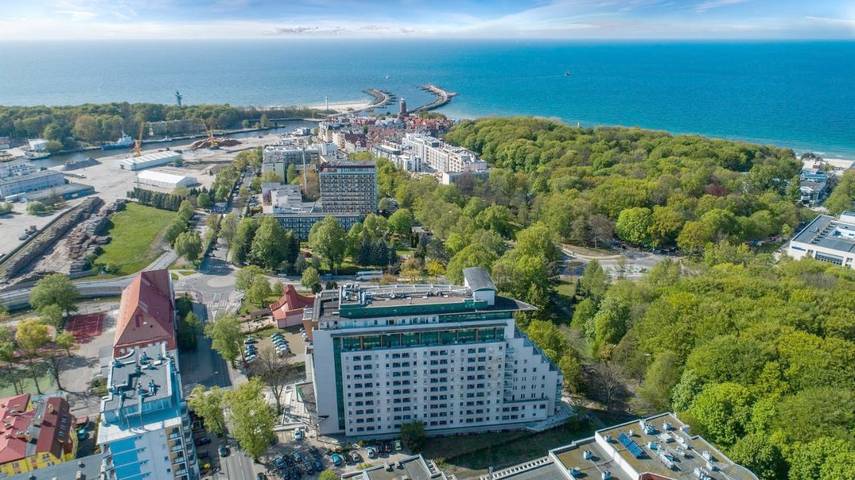 Ośrodek wypoczynkowy dla 4 osób, z Balkon i Taras oraz Ogród w Kołobrzeg