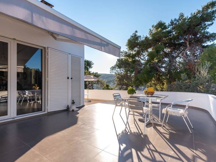 Ferienhaus für 8 Personen, mit Terrasse und Pool sowie Garten, mit Haustier - 1