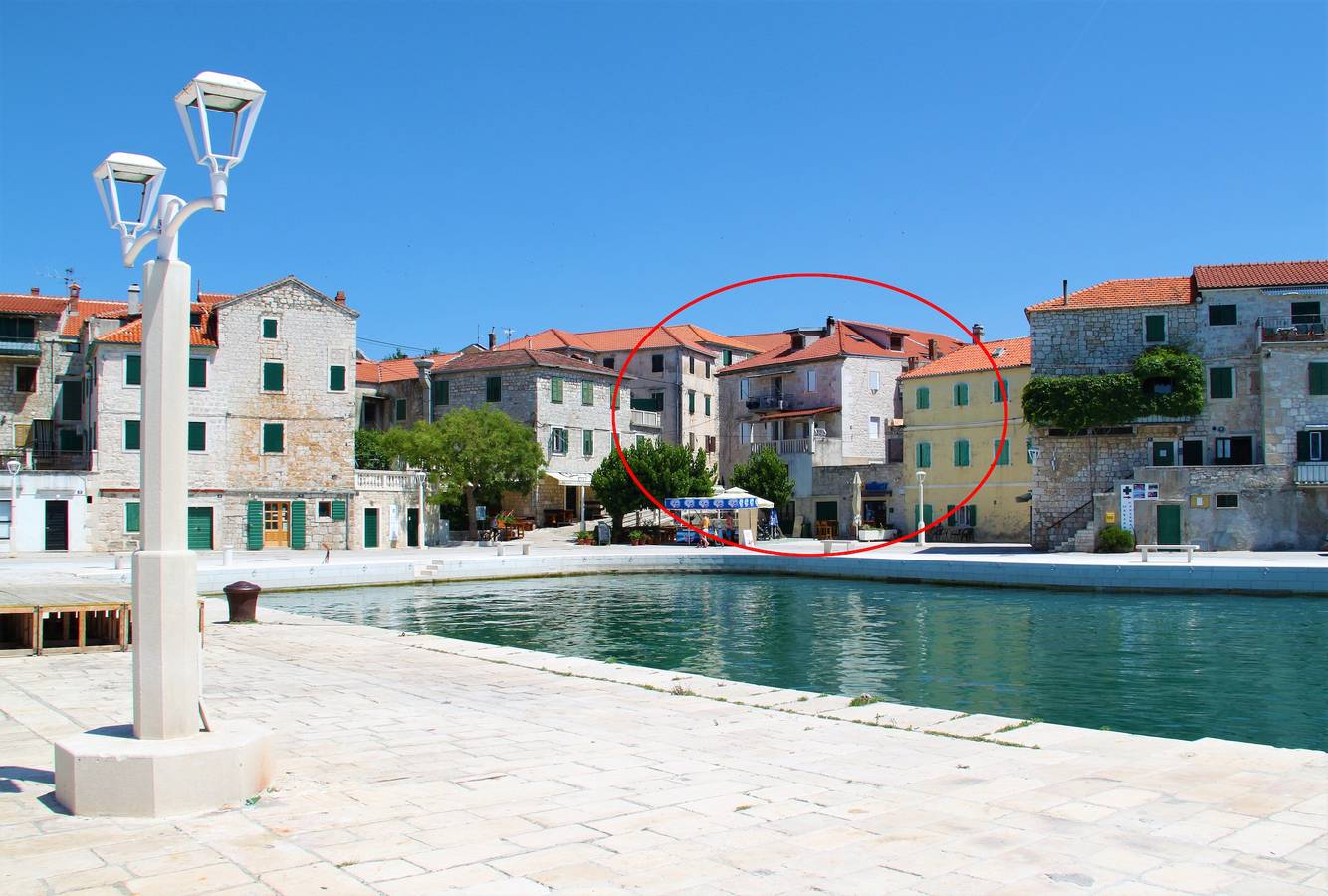 Cały apartament, Jednopokojowy apartament z balkonem i widokiem na morze Postira, Brač A-18971-a in Postira, Brac