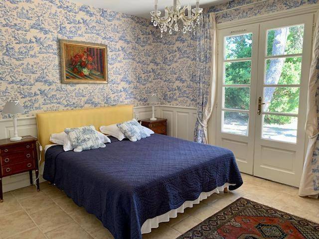Gîte pour 4 personnes, avec vue ainsi que piscine et balcon à Castelnau-d'Aude