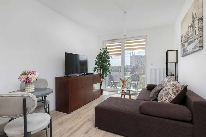 Apartament wakacyjny dla 6 osób, z balkon/ taras, Dla rodziny w Gliwice