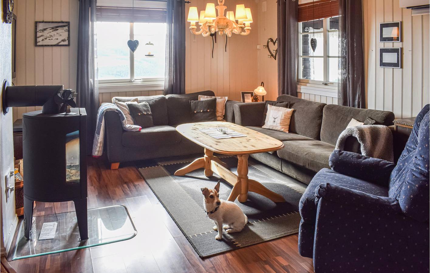Ferienhaus für 6 Personen mit Garten in Nordre Land