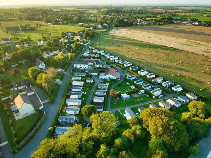 Camping para 2 personas, con terraza en Calvados