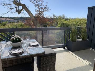 Gîte pour 4 personnes, avec terrasse dans Port d'Arcachon