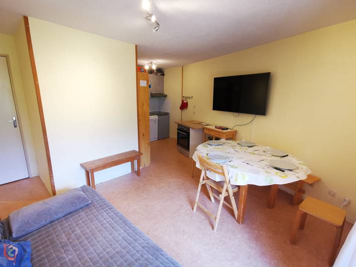 Gîte pour 5 personnes, avec balcon dans Prapoutel