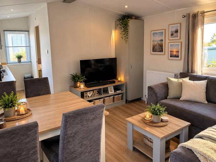 Chalet „Duinzicht“ mit Gemeinschaftspool, privatem Garten und WLAN in Kamperland, Zeeuwse Kust