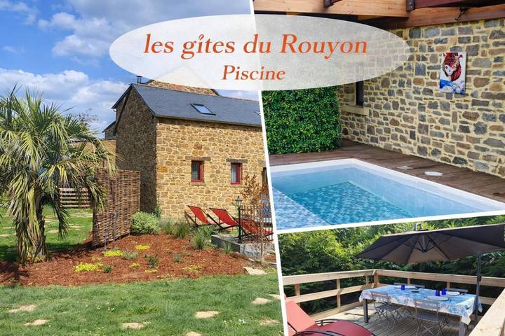 Maison de vacances pour 7 personnes, avec jardin et terrasse ainsi que jacuzzi et piscine