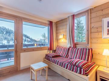 Gîte pour 5 personnes, avec piscine et balcon dans Plagne 1800