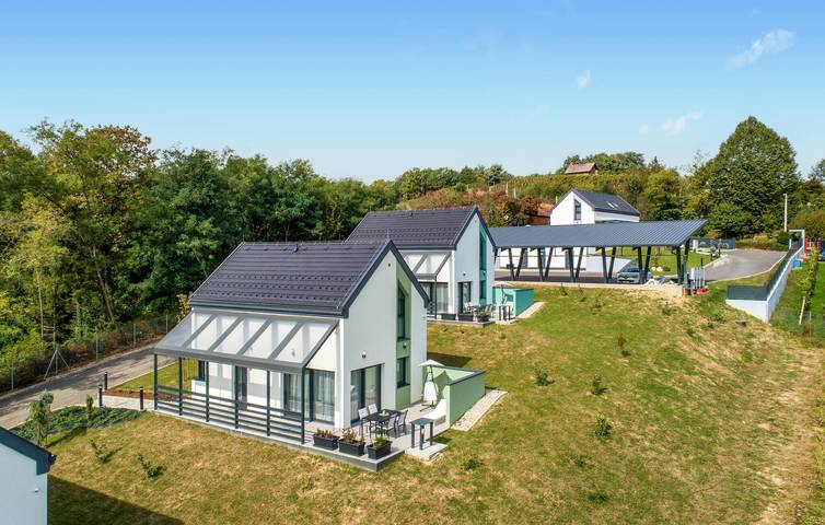Ferienhaus für 6 Personen, mit Ausblick und Terrasse, mit Haustier
