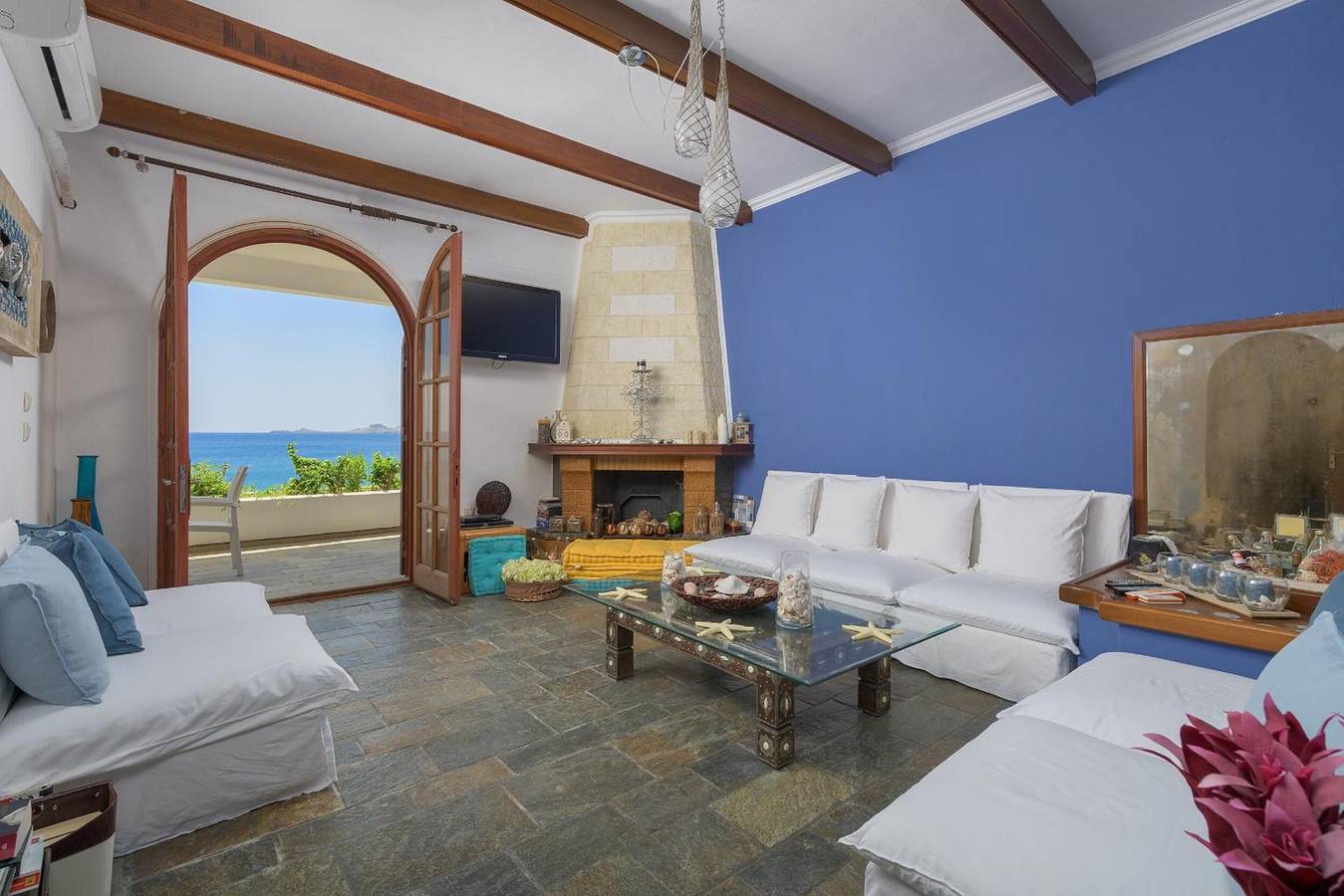 Feriehus for 8 personer med balkong in Charaki, Rhodos