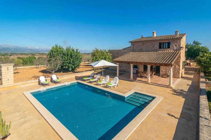 Casa rural para 8 personas, con Terraza además de Jardín y Piscina en Santa Eugenia