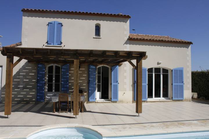 Ferienhaus 'Le Rêve D'enfant' mit privatem Pool, Wlan und Klimaanlage in Narbonne Plage, Narbonne