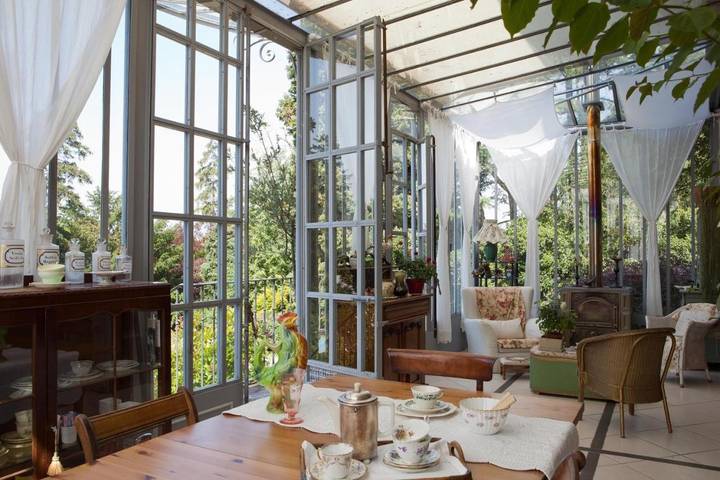 Chambre d’hôte pour 2 personnes, avec Terrasse ainsi que Jardin et Vue à Giverny