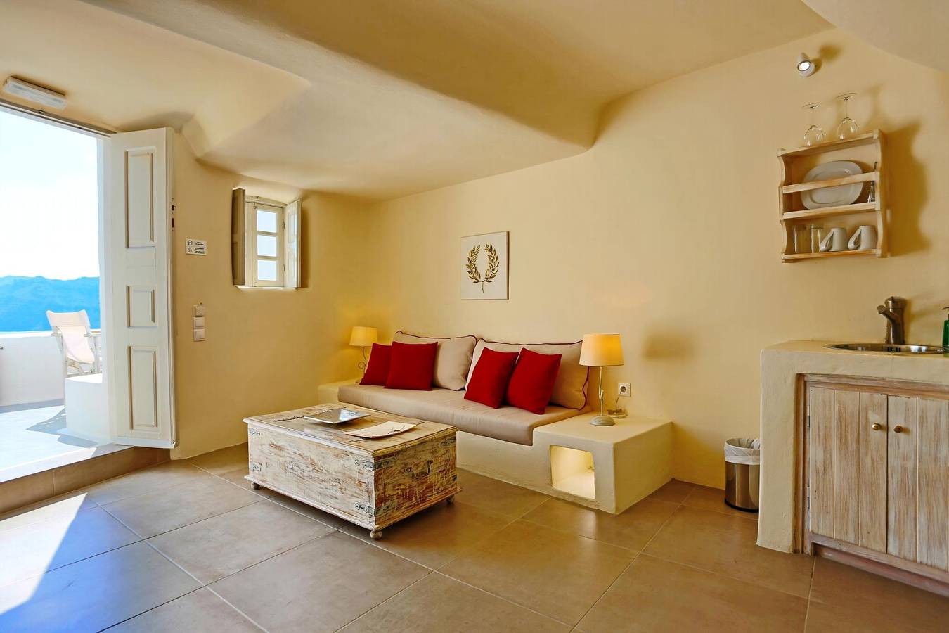 Stunning Caledera Views | Oia Mare Villas Honeymoon Cave Suite with Caldera & Sea View | Oia in Ormos Ammoudiou, Oia