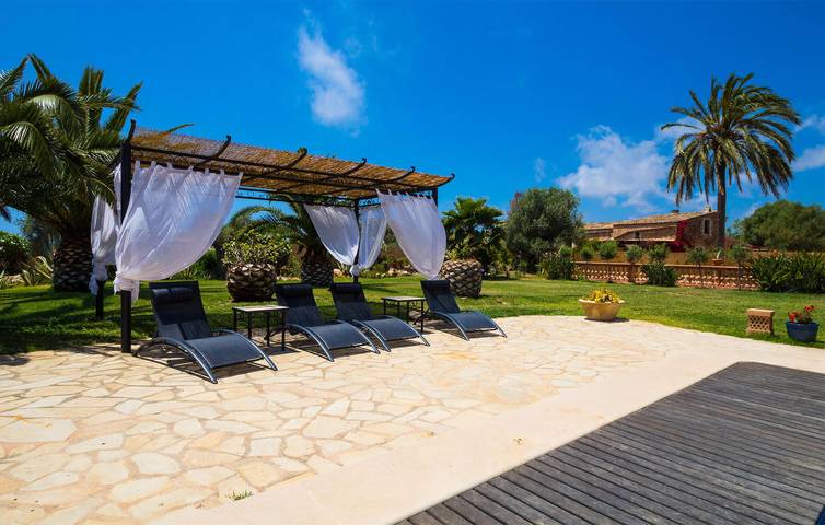 Finca mit Pool für 12 Personen, mit Terrasse in Es Trenc - 4