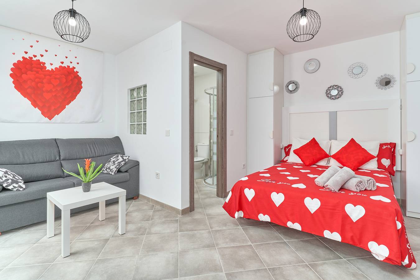 Studio entier, Studio "Nerja Boutique Sweet Corner 203" avec piscine partagée et Wi-Fi in Nerja Centre, Nerja