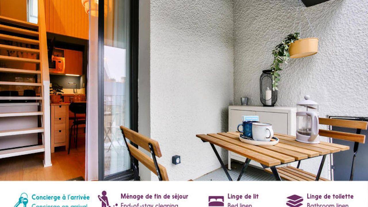 Entire holiday apartment, Ferienwohnung für 2 Personen (20 m²) in La Vicomté in Dinard, Saint-Malo region